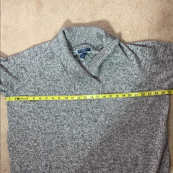 Karen Scott black /white long sleeve sweater - Picture 6 of 7